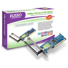 EUSSO 54Mbps Wireless-G 32-bit PCI adapteris ar turborežīmu